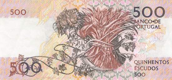 500 Escudos 13.2.1992